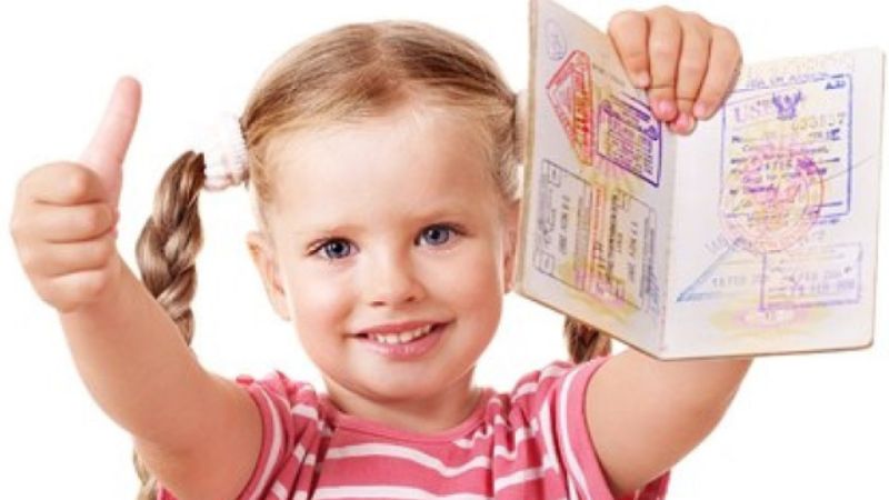 xin visa du lịch Mỹ cho trẻ em